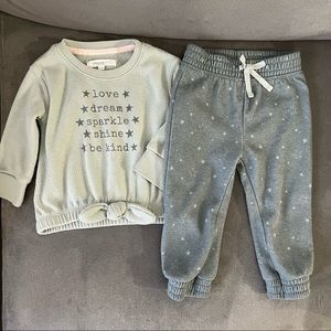 Grayson Mini Set Sweatshirt & Joggers 2T
